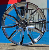 Holden GTS HSV Gen 2 Forged 22Inch Staggered Wheels Chrome Finish