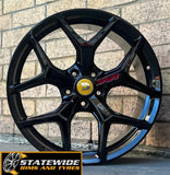 4X BRAND NEW HOLDEN 20" GLOSS BLACK STAGGERED VF HSV GTSR R8 SS  WHEELS VE E2 E3