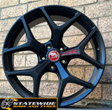 4X BRAND NEW HOLDEN 20" GLOSS BLACK STAGGERED VF HSV GTSR R8 SS  WHEELS VE E2 E3