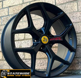 4X BRAND NEW HOLDEN 20" GLOSS BLACK STAGGERED VF HSV GTSR R8 SS  WHEELS VE E2 E3