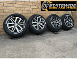 TOYOTA 18 INCH WHEELS WITH MONSTA TYRES