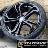 SET OF VOLKSWAGEN GOLF STYLE 19 INCH (WHEELS WITH TYRES)