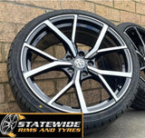 4 X VOLKSWAGEN GOLF STYLE 19 INCH (WHEELS WITH TYRES)