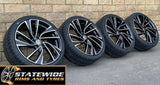 SET OF VOLKSWAGEN GOLF STYLE 19 INCH (WHEELS WITH TYRES)