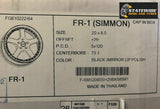 Holden Commodore Simmons FR-1 20" Rims and Tyres