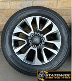GENUINE SET OF 5 TOYOTA PRADO 19 INCH 2021 WHEELS WITH DUNLOP TYRES