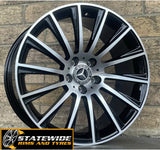 4X Brand New Mercedes S-Class E-Class 19” Staggered AMG Style Wheels