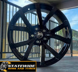 Holden Style 20 Inch Staggered Wheels