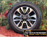 GENUINE SET OF 5 TOYOTA PRADO 19 INCH 2021 WHEELS WITH DUNLOP TYRES